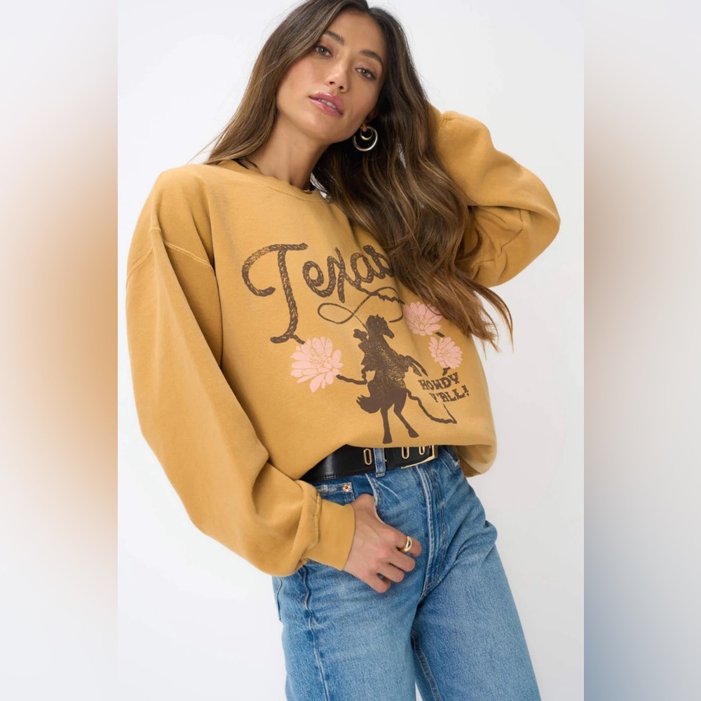 NWOT TEXAS Y'ALL SWEATSHIRT s-m - Picture 8 of 10